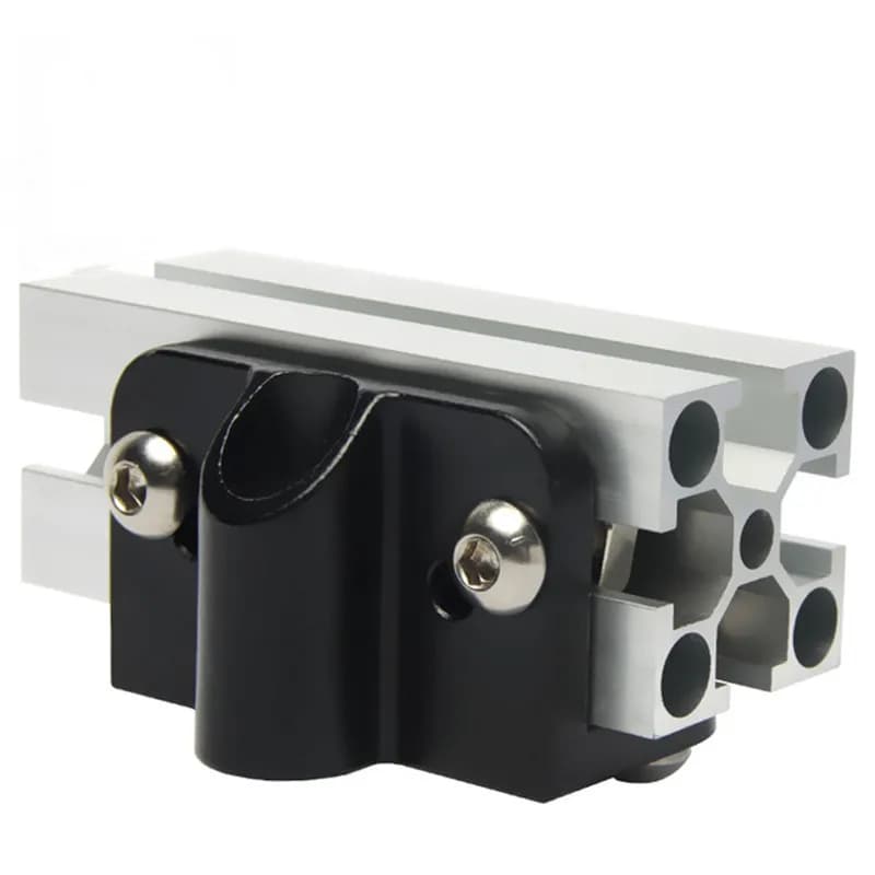 Plaque de connexion universelle pour repose-pieds, connecteur de roue, roulettes pour norme européenne, profilé en aluminium, 3030, 4040, 3030, 1PC