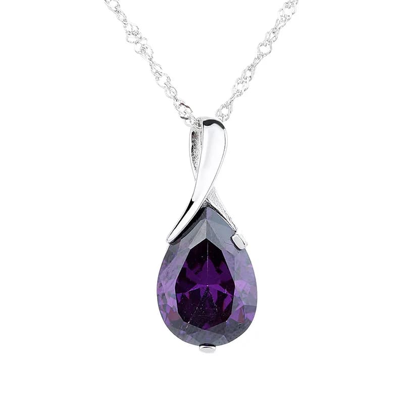 Buyee-Pendentif de luxe en argent regardé 925 pour femme, collier doux exquis, bijoux à la mode, JO45 cm, naturel, alanding yst
