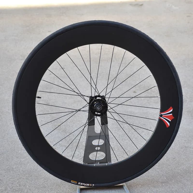 Roues de vélo de course à pignon fixe en alliage d'aluminium, 70MM, 700C