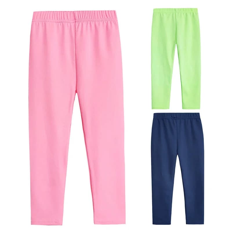 Leggings en coton doux et élastique pour bébés filles, pantalons moulants pour enfants, printemps et été