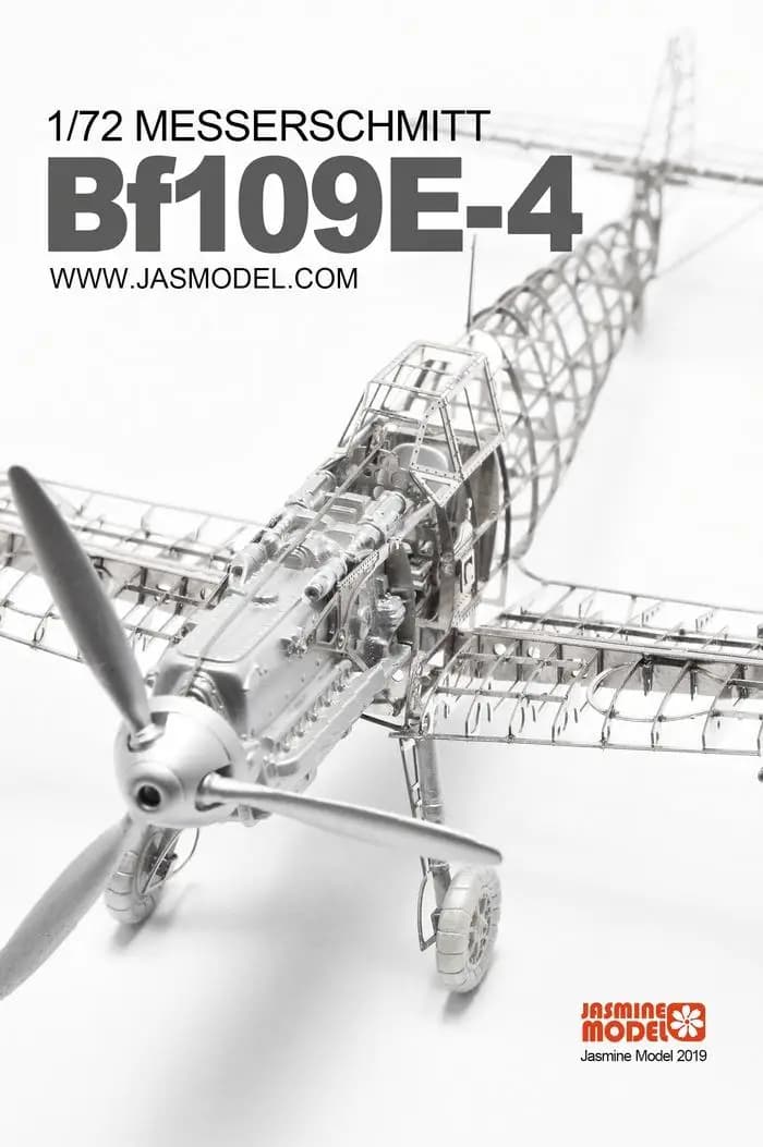 Kit modèle Jasmine 1/72 MESSERSCHMITT BF109E-4 202109