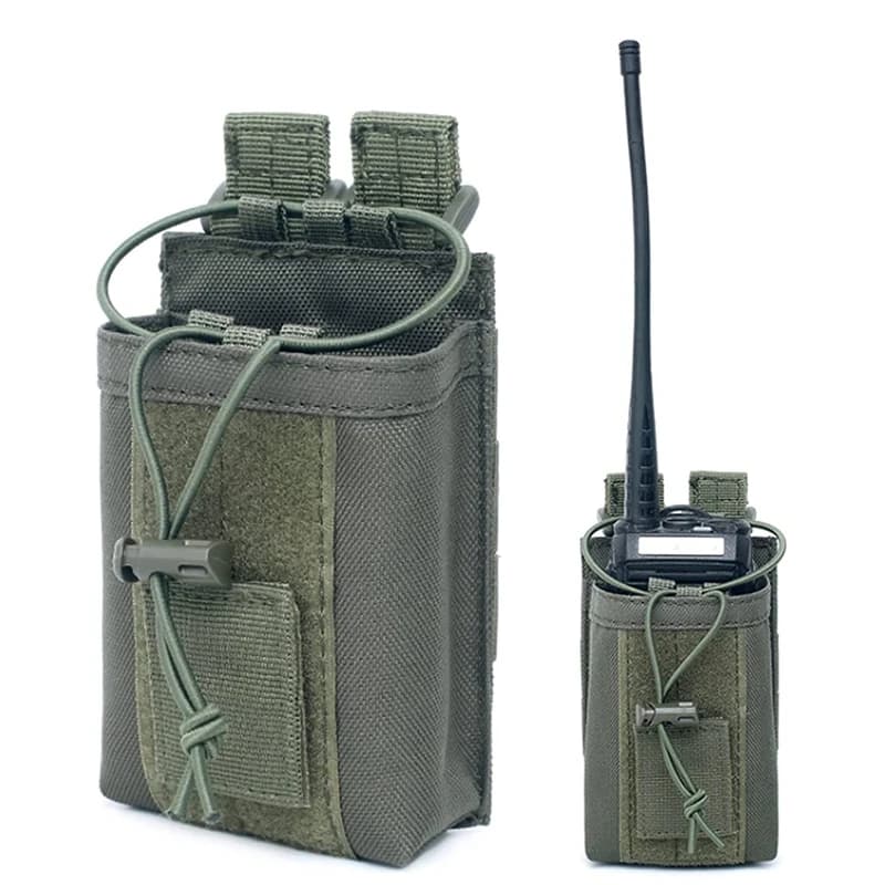 1000D Nylon tactique Molle talkie-walkie support sac Radio pochette paquet sport pendentif chasse Magazine Mag pochette