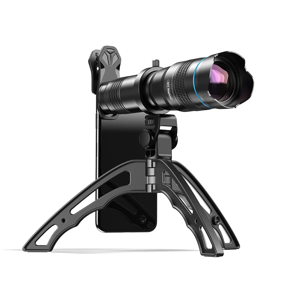 APEXEL téléobjectif série HD 36X 60X téléphone caméra Zoom monoculaire télescope lentilles + trépied Selfie avec télécommande pour Smartphones
