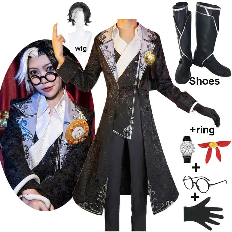 Costume Cosplay de Joseph Desaulniers pour adultes, uniformes en peau MétalM, perruque et chaussures, jeu ta.com V, prolifération, Halloween