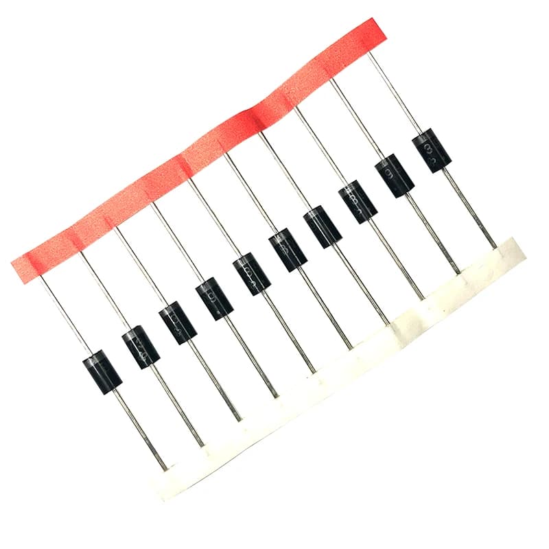 Diode de redressement à récupération rapide BY399, 10 pièces, paquet BY255, tresse en ligne DO-27 pour usage ultrasonique BY299