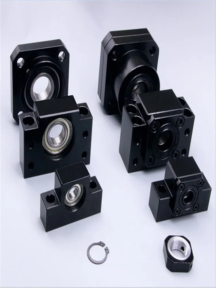 Vis à billes avec roulement angulaire CNC, BF12, BK15, BF15, FK15, FF15, EK15, EF15, 20 plus récent, SFU1605, 2005, 2010