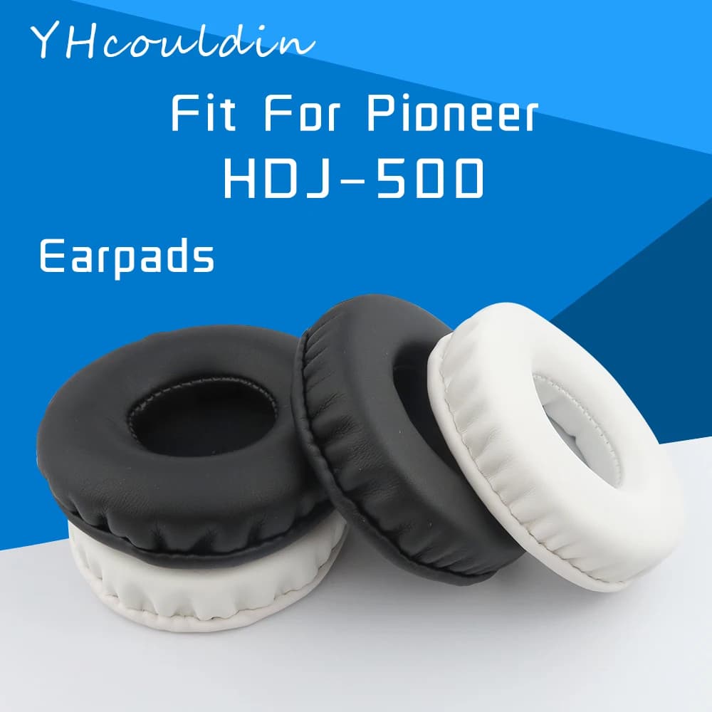 YHcouldin Oreillettes Pour Pioneer HDJ500 HDJ-500 sauna téléphone Accessoires Remplacement cuir déformé