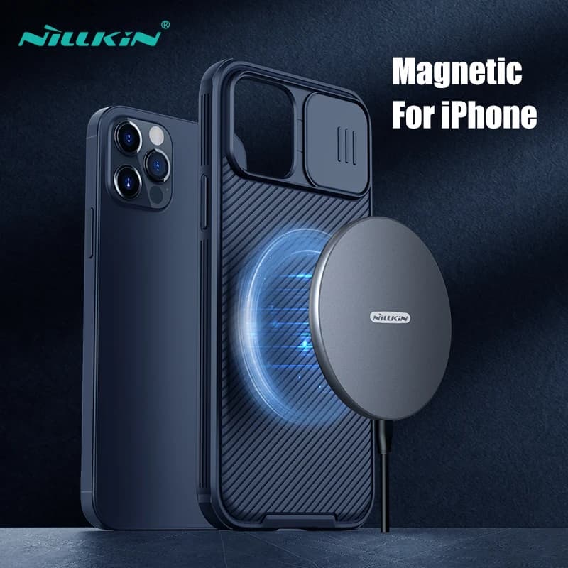 Pour iPhone 16 Pro Max Magsafe étui Nillkin CamShield Pro Protection de caméra pour iPhone 15 Pro Max couverture magnétique pour iPhone 14Pro