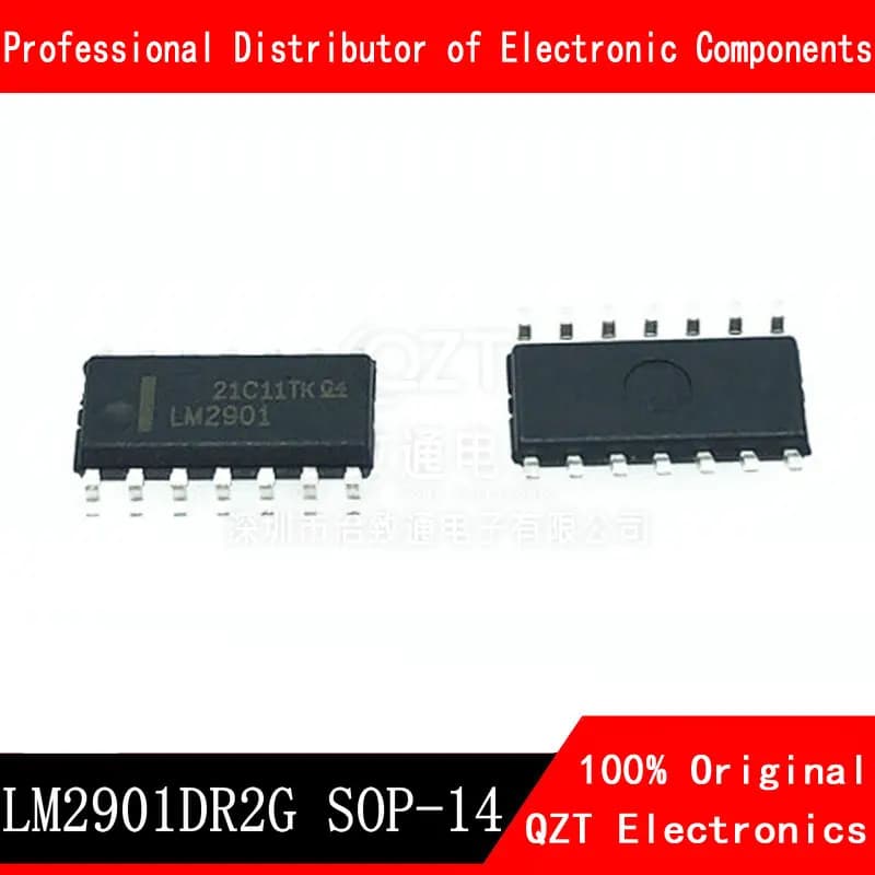 Comparateurs d'origine LM2901DR LM2901D LM2901 – SOP-14 Quad simple, 10 pièces/lot, nouveau circuit intégré