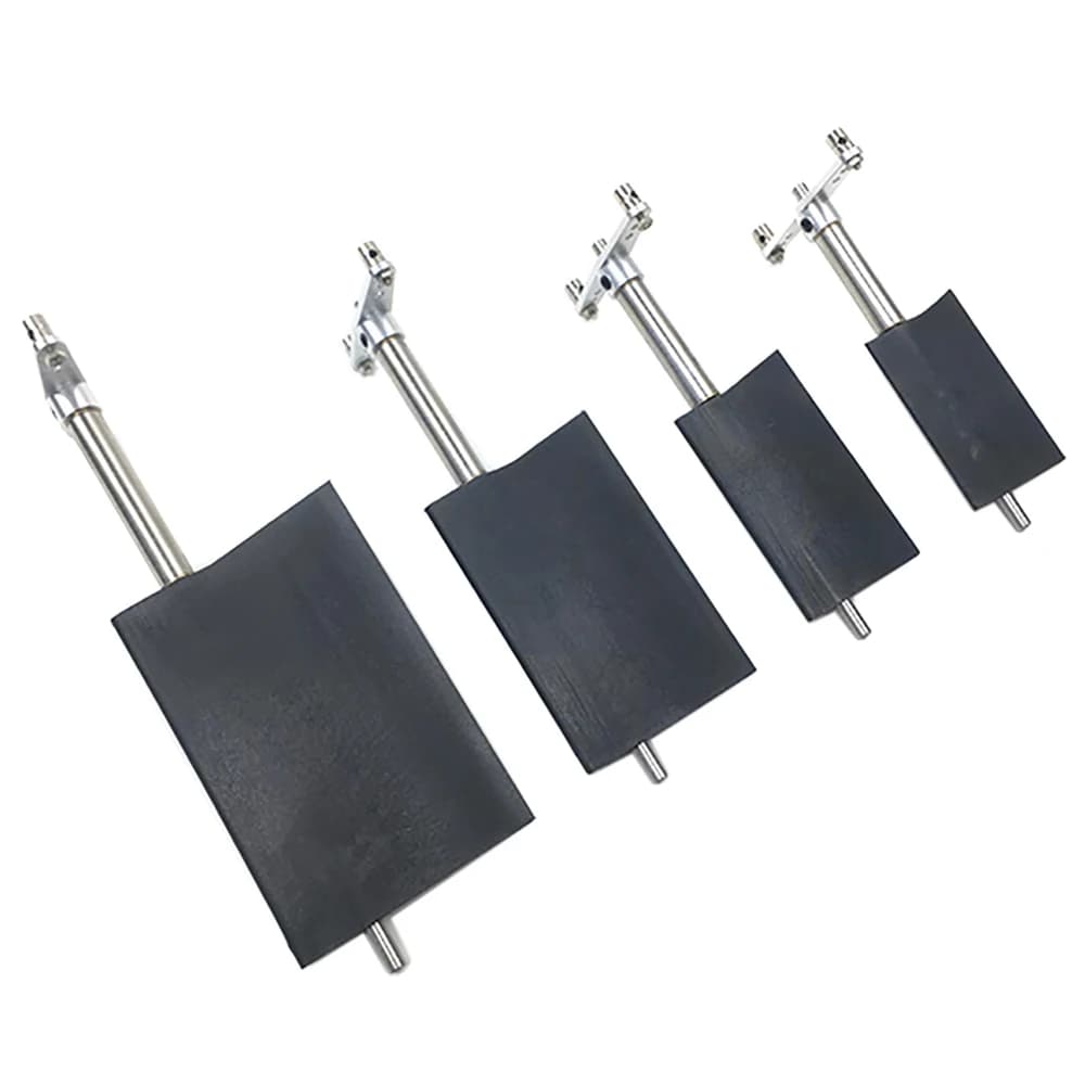 Gouvernail de direction en nylon pour bateau RC, gouvernail submergé avec bras servo, 50cm-160cm, échelle marine, modèle de bateau de pêche, 1 pièce