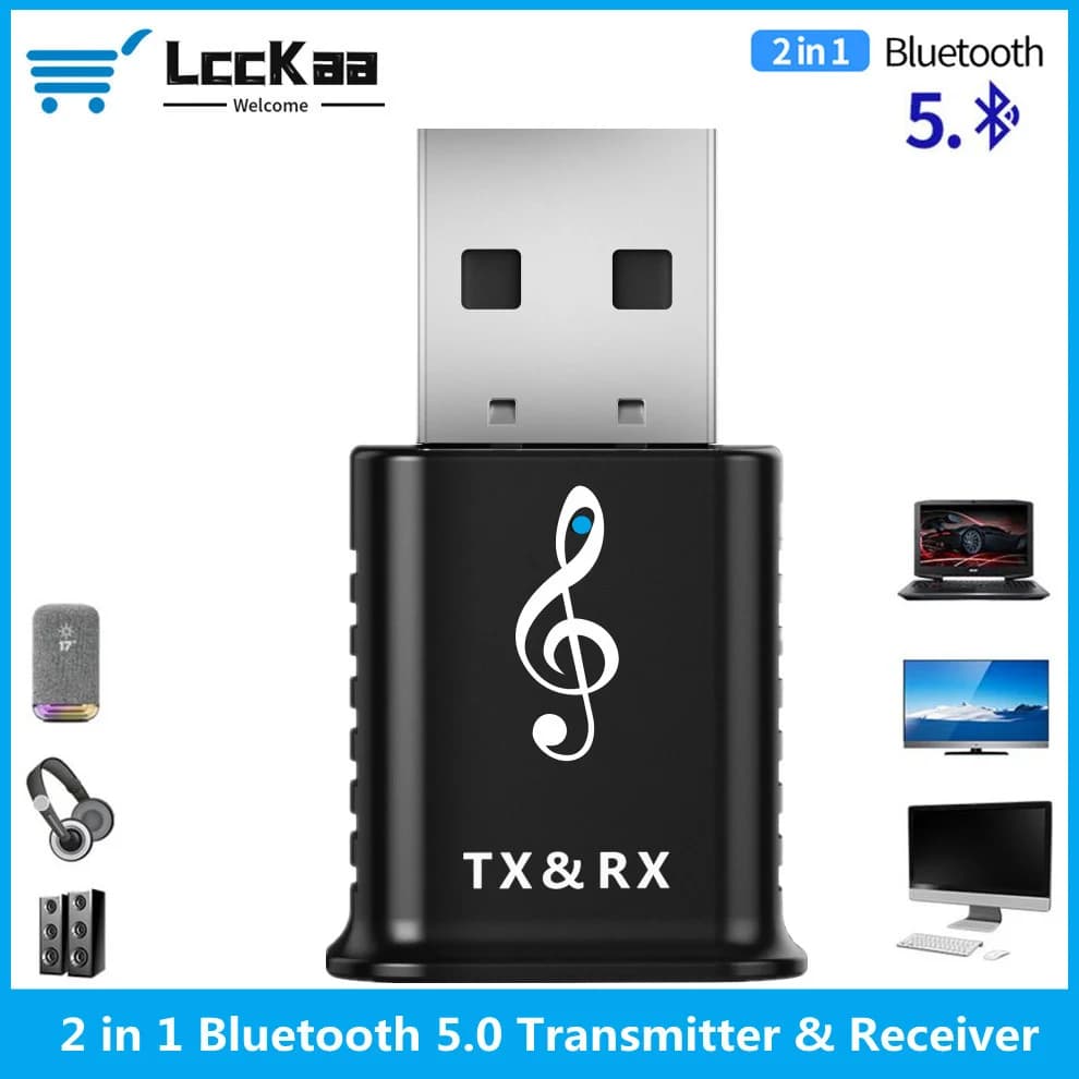 USB Bluetooth 5.0 adaptateur récepteur émetteur pour Pc ordinateur récepteur ordinateur portable écouteur voiture Audio imprimante données Dongle récepteur