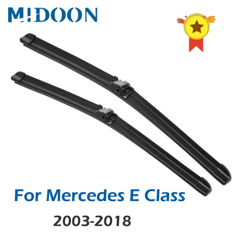 MIDOON – lames d'essuie-glace, pour Mercedes Benz classe E W211 W212 E200 E250 E270 E280 E300 E320 E350 E400 E420 E450 E500 CDI 4matic