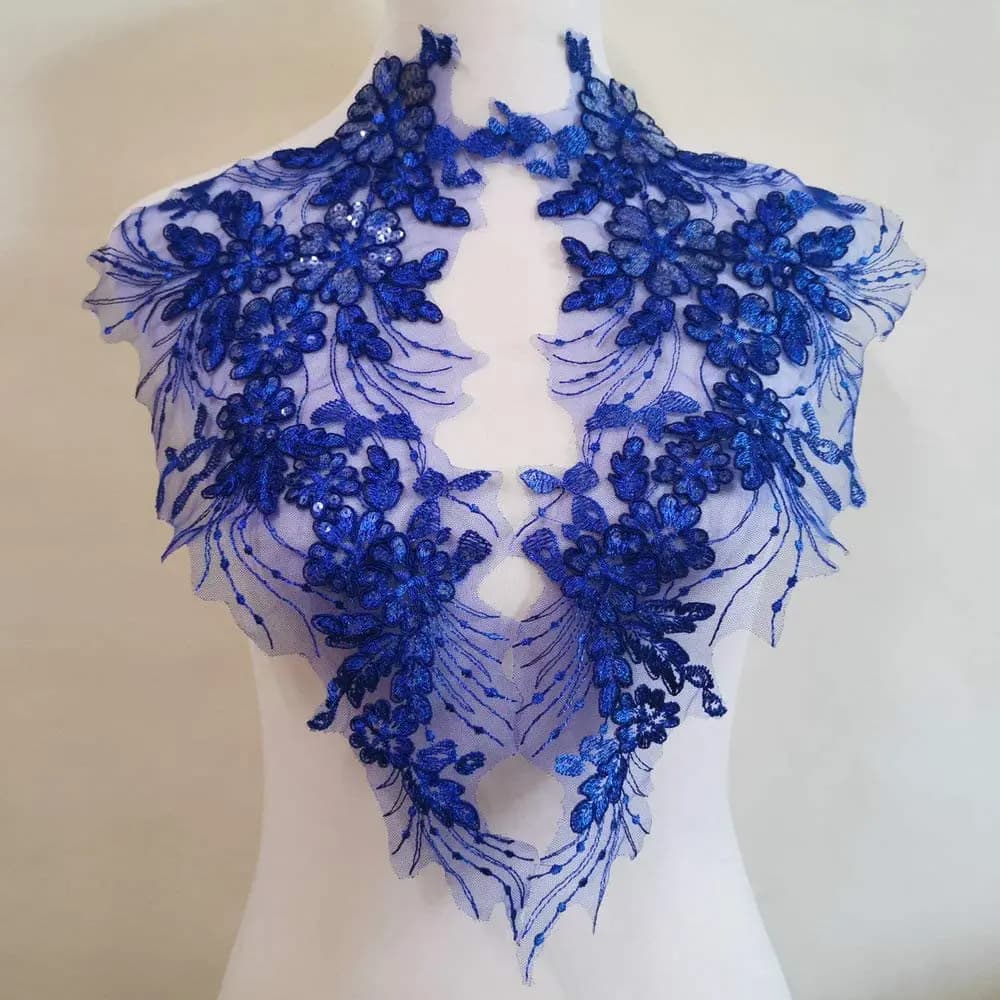 Patchs de broderie de fleurs multicolores, 1 paire, pour vêtements, accessoires de robe de mariée, appliques à paillettes, artisanat de couture