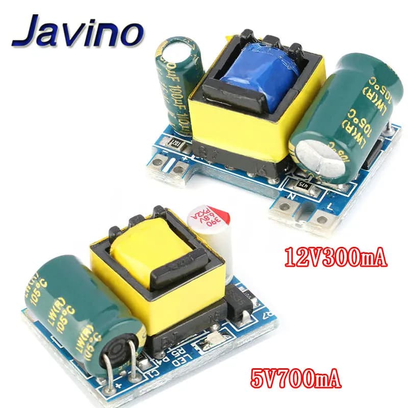 AC-DC 5V 700mA 12V 300mA 3.5W commutateur isolé Module d'alimentation convertisseur Buck Module abaisseur 220V tour 5V/12V