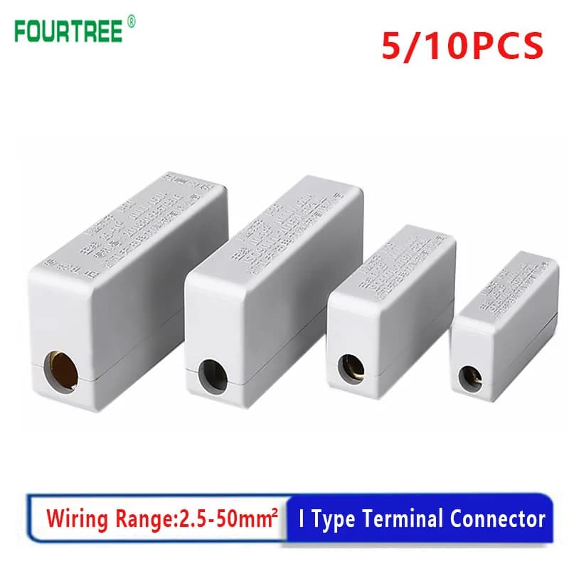 ShuBox de câblage électrique rapide I-16/25/35/50 2.5-50mm2 80/120/150A Connecteur de câble de type I de puissance élevée de nuits terminaux