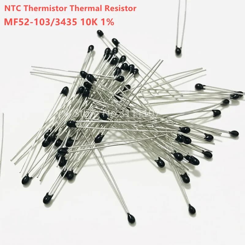 Thermistance NTC-MF52-103/3435 10K Ohm 1%, capteur de température, résistance thermique, 20 pièces/lot