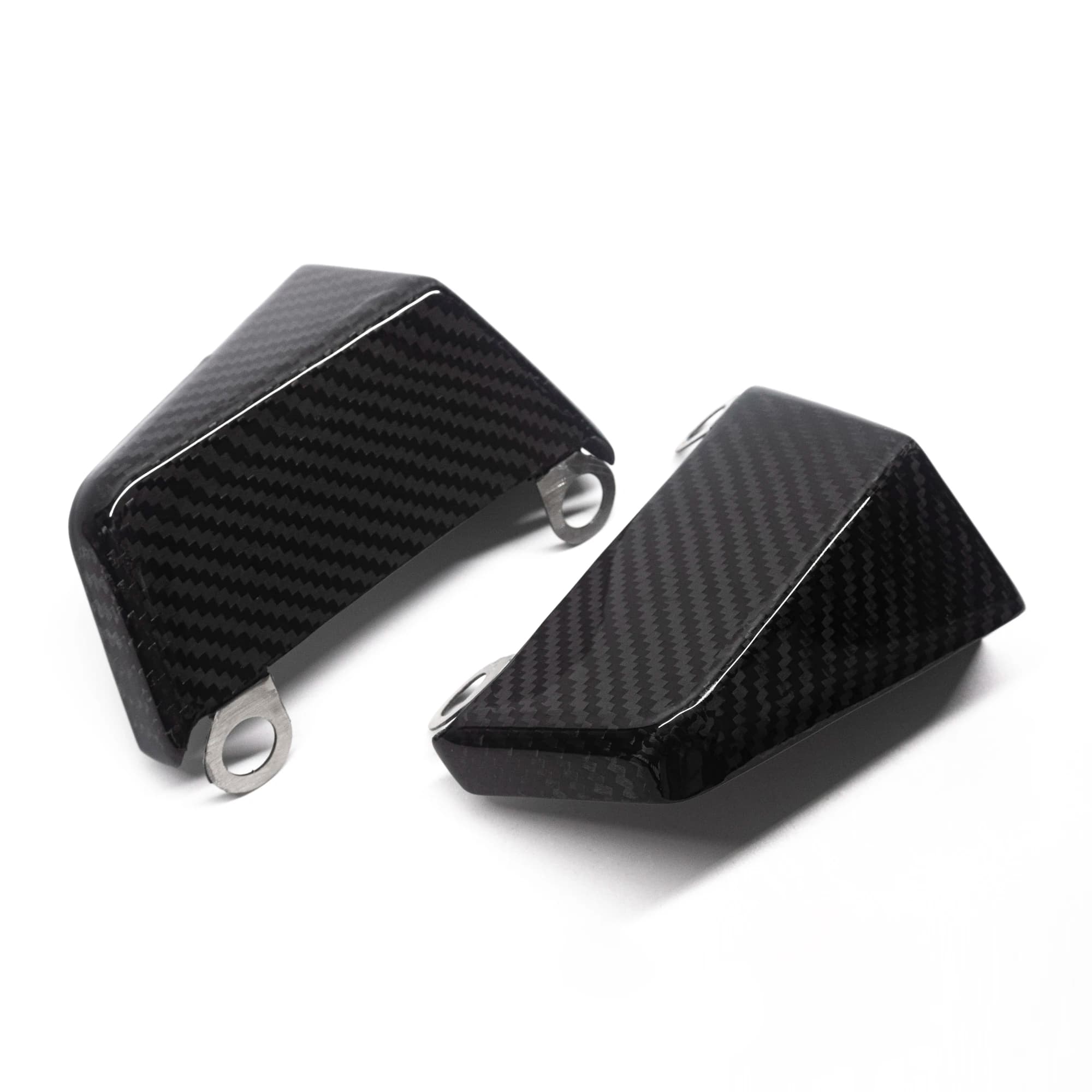 Conduits de frein de moto en fibre de carbone avec espacement d'étrier de 108mm, kit de refroidissement par air, adapté à toutes les motos