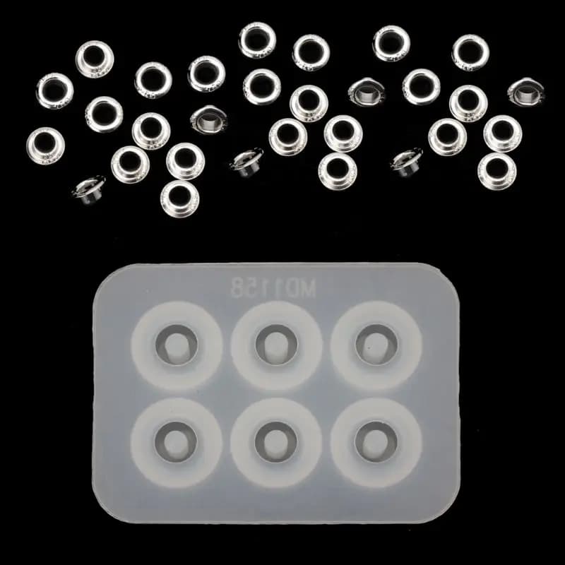 Kit de moule en Silicone pour Bracelet de perles, un Pack, bouchon de perles, pour bricolage, bijoux, S925