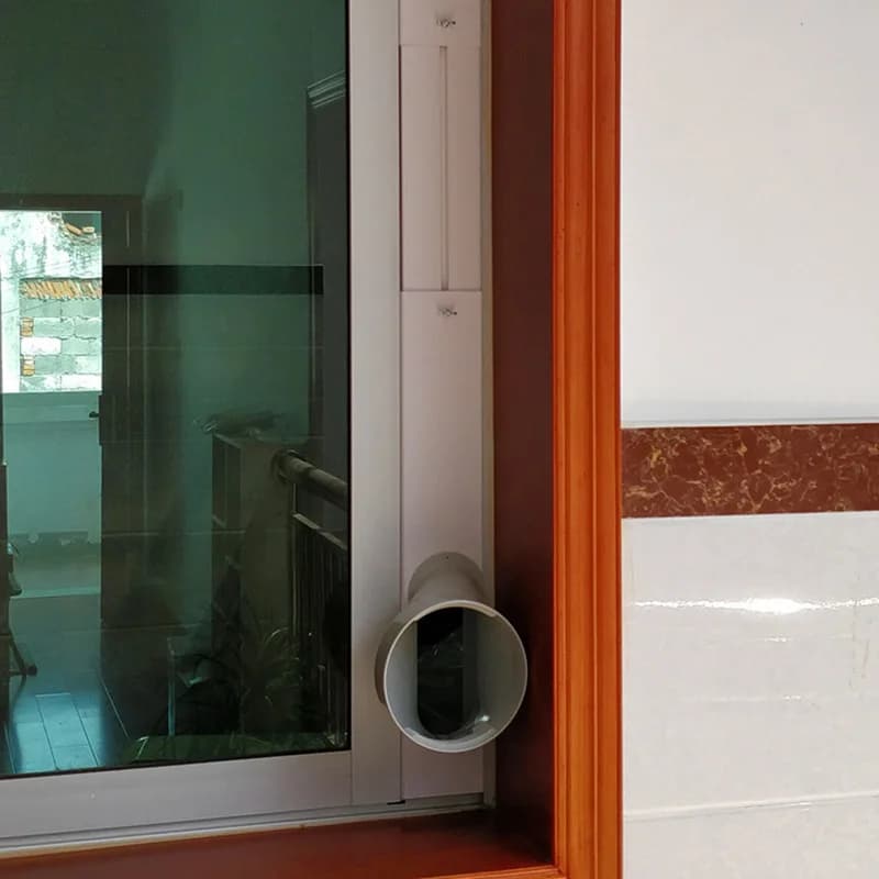 Kit de fenêtre réglable pour la maison, connecteur de tube de tuyau d'accès à la plaque, déflecteur de bancs de climatiseur portable