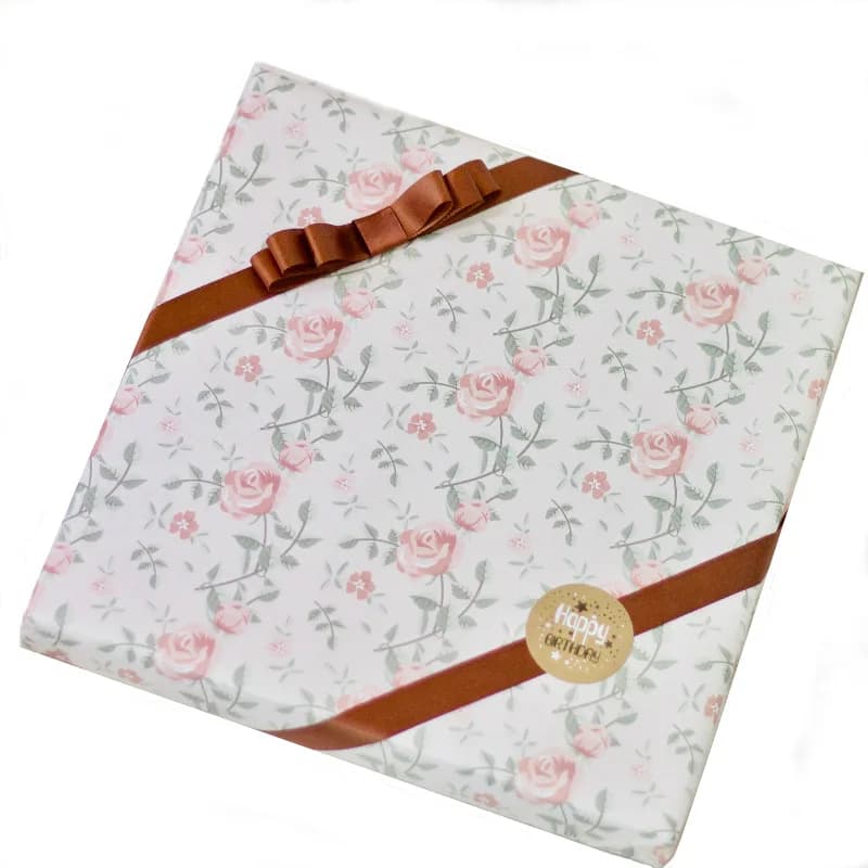 Possède 70*50cm Papier D'emballage, Bricolage Motif De Fleurs Enfants Cadeau D'anniversaire Décoration Amour Mariage Emballage Fournitures
