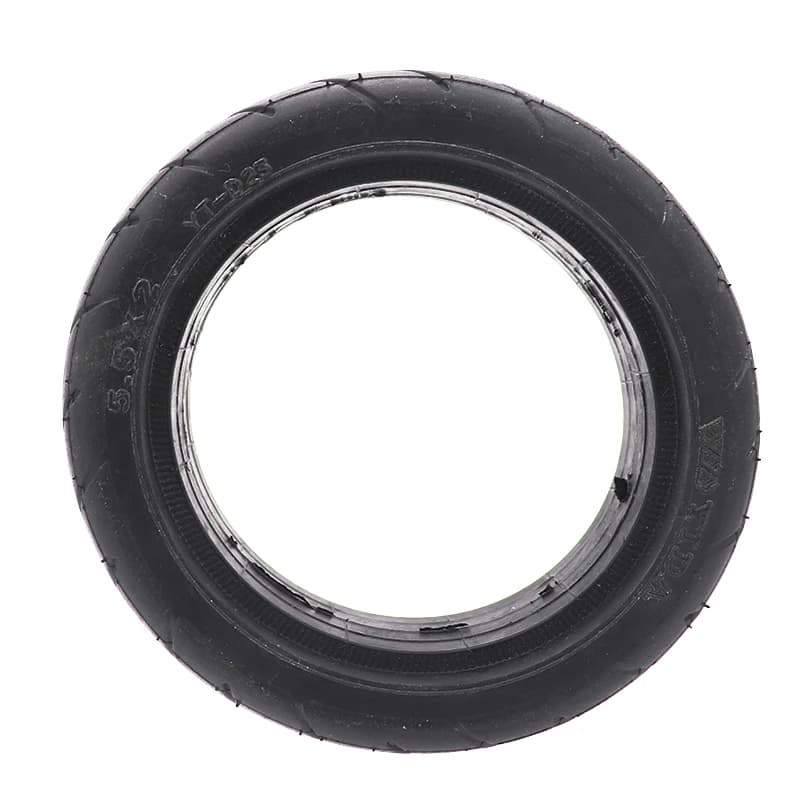 Pneu plein renforcé anti-crevaison 5,5 pouces (5,5x2) pour trottinette électrique Jackhot Carbon Fiber Scooter Fastwheel F0
