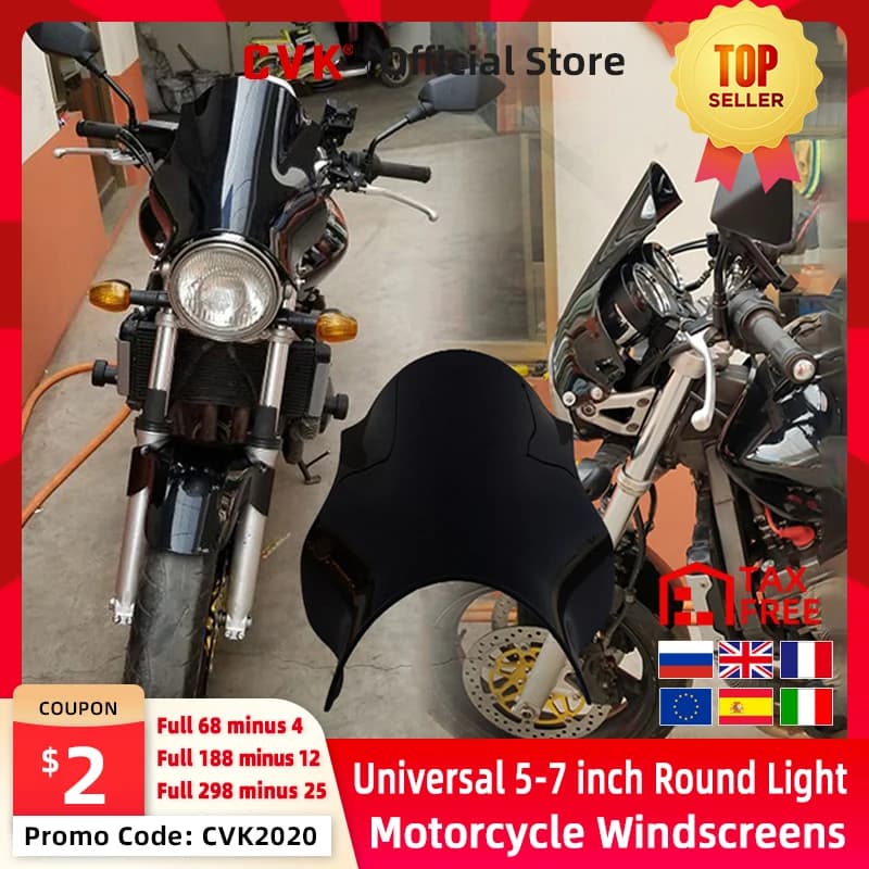 CVK pare-brise pour Suzuki GSX1400 GSF650 GSF1200 GSF1250 Bandit GS500 GS500E TU250 TU250X ST250 GSF ST TU 250 X Volty