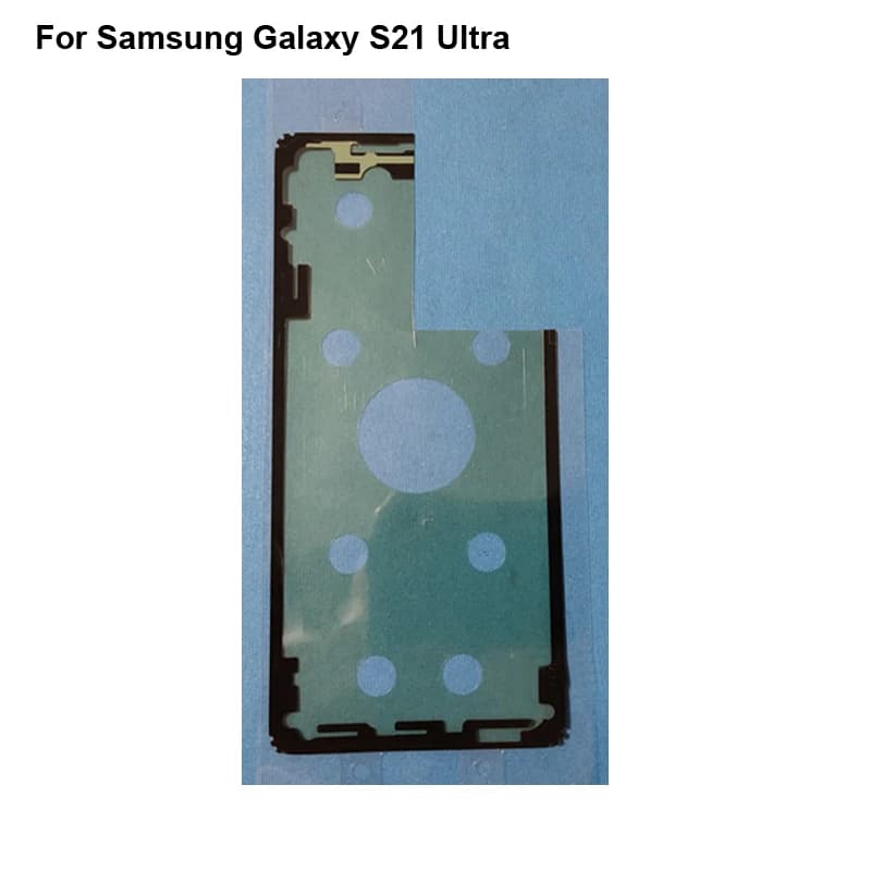 Ruban adhésif 3M pour Samsung Galaxy S21 Ultra 3M, 2 pièces, adhésif pour couverture de batterie arrière, S21 sm-G9980