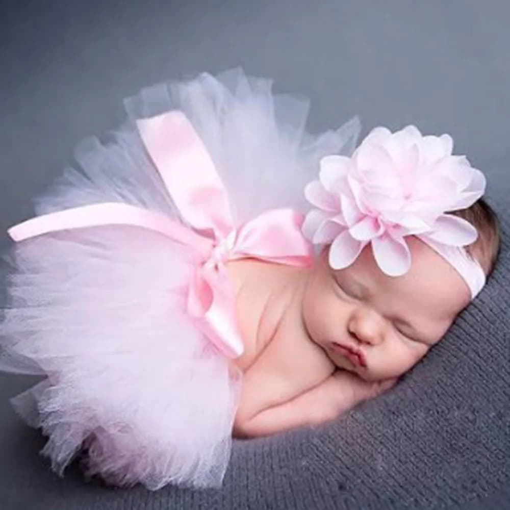 Ensemble de vêtements pour bébé fille, robe d'été, tenue de princesse mignonne pour nouveau-né, Costume, accessoires de photographie