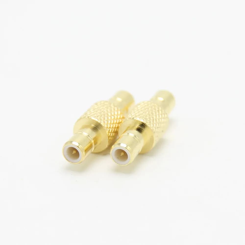 Connecteur RF SMB mâle à mâle 50 Ohm, adaptateur de convertisseur droit SMB RF plaqué or, 1 pièce