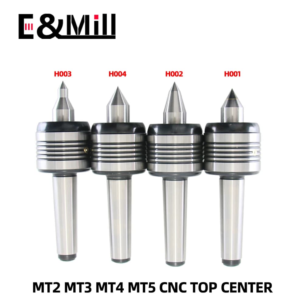 MT2 MT3 MT4 MT5 Morse CNC tour centre rotatif Standard Double cône tête Live Center pour Center de tournage Morse Double centre supérieur