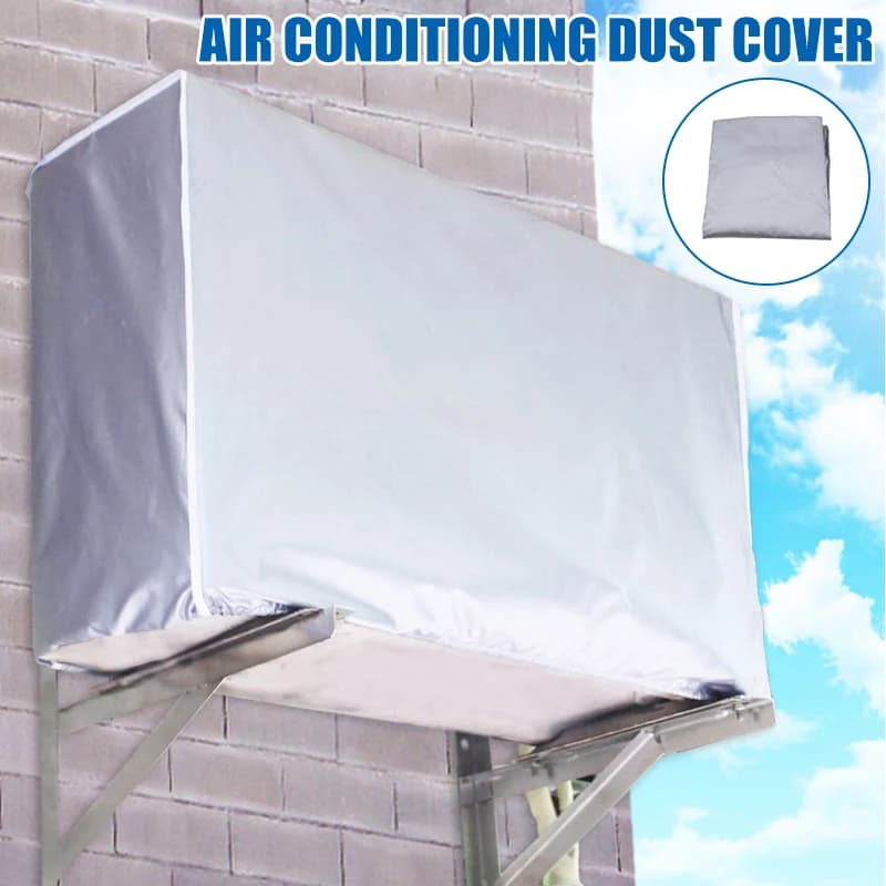 Couverture de climatiseur extérieur, Anti-poussière, Anti-neige, Anti-corrosion, étanche, résistant au soleil, outil de protection de désodorisation
