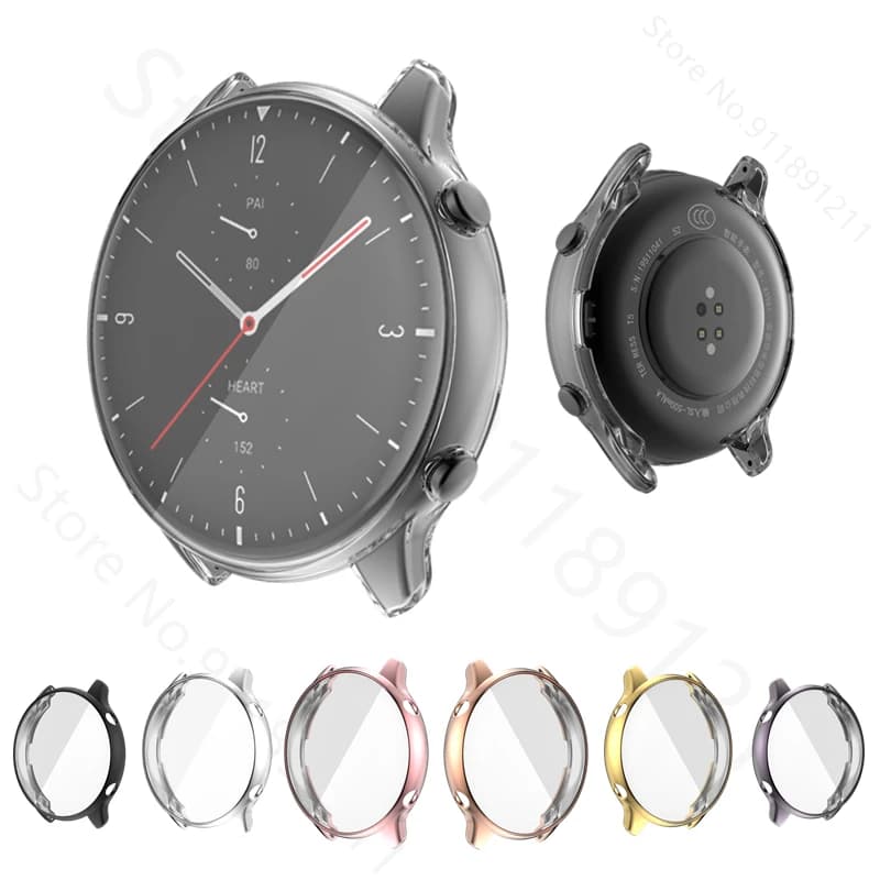 Housse de protection pour montre intelligente Amazfit GTR 2e GTR2, coque de protection complète en TPU pour Huami Amazfit GTR 2 / 2e