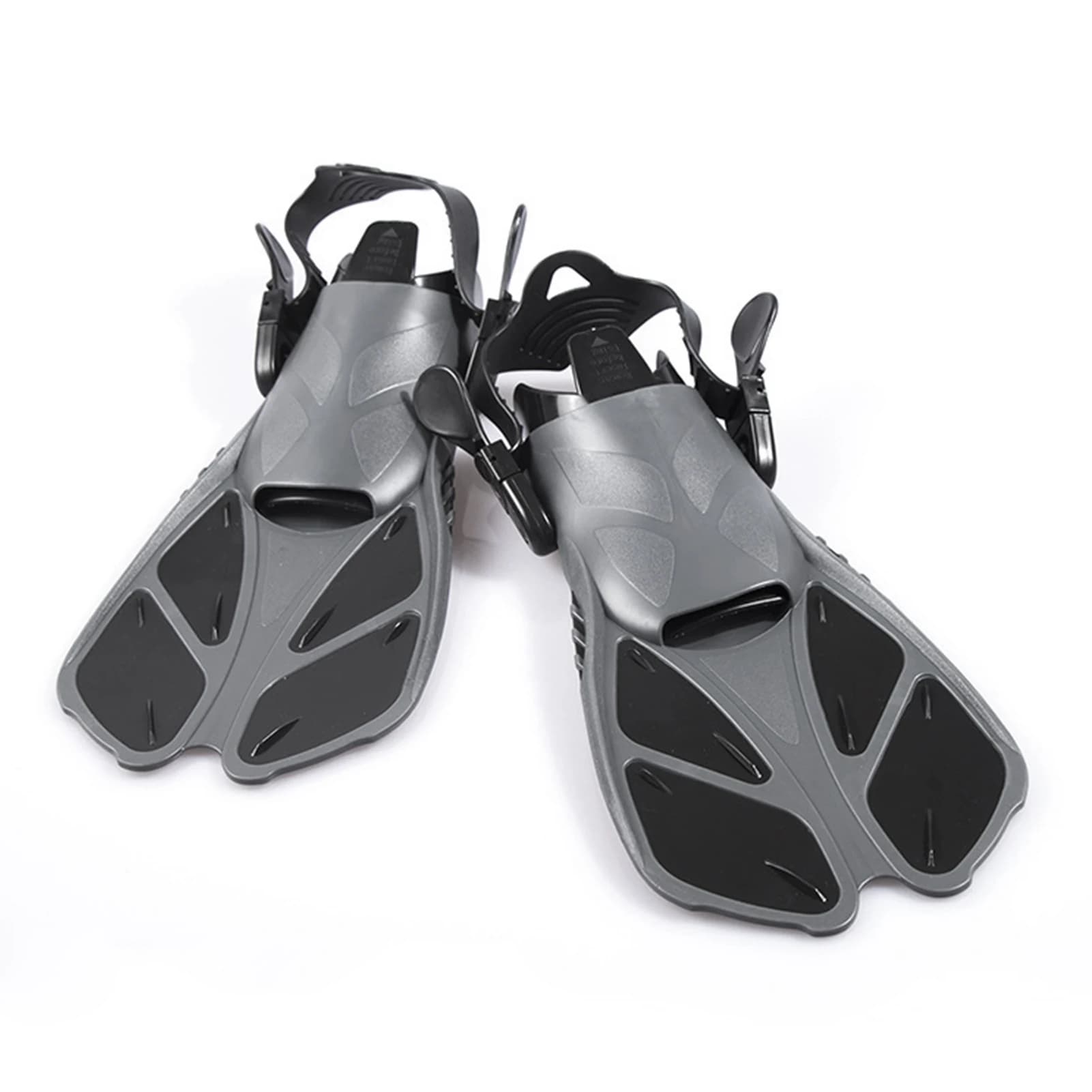 Palmes de natation réglables courtes pour hommes et femmes, palmes de plongée sous-marine courtes, palmes de natation de compétitivité, palmes pour enfants, ensemble d'équipement