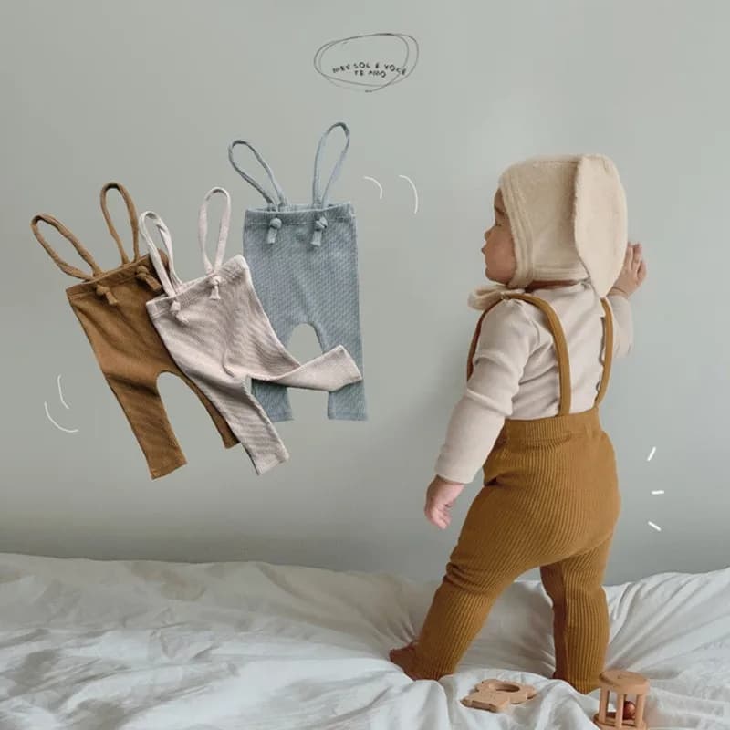 Leggings élastiques en coton pour enfants, pantalons pour filles et garçons, pantalons Pp, salopette à bretelles pour bébé, pantalons mignons pour tout-petits nouveau-nés, nouveau