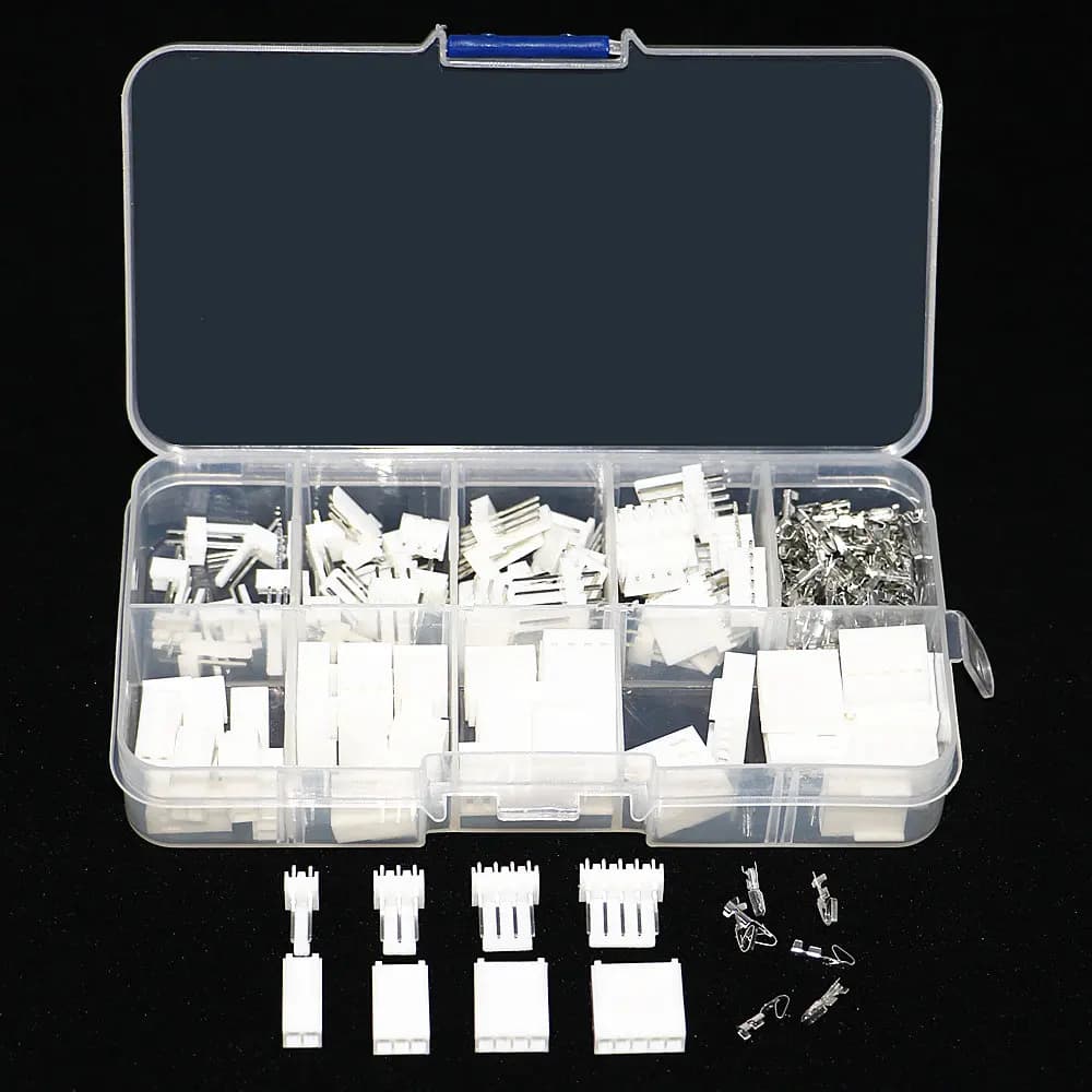 WieshammKit-Connecteur d'en-tête de broche de boîtier de borne, pas de 2.54mm, adaptateur, KF2510, 2p, 3p, 4P, 5P, 40 ensembles par boîte