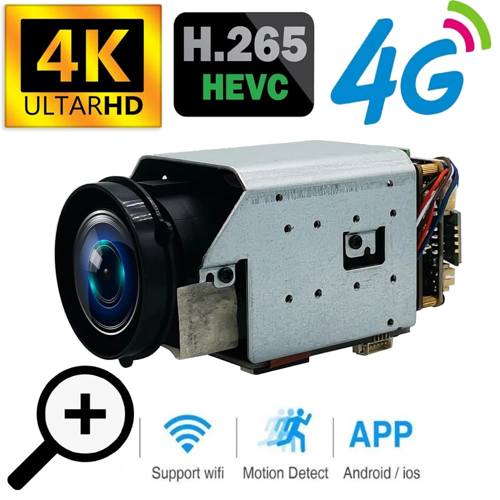 Mini caméra IP 5MP 4G, n'aime 20x30x, technologie humanoïde IMX335, enregistreur révélateur, prise en charge SD Onvif P2P MIC haut-parleur EU 3G 4G epiHome