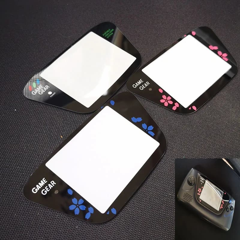 Lentille d'écran en verre, remplacement portable pour Sega Game Gear GG, couvercle d'objectif, accessoires, 10 pièces