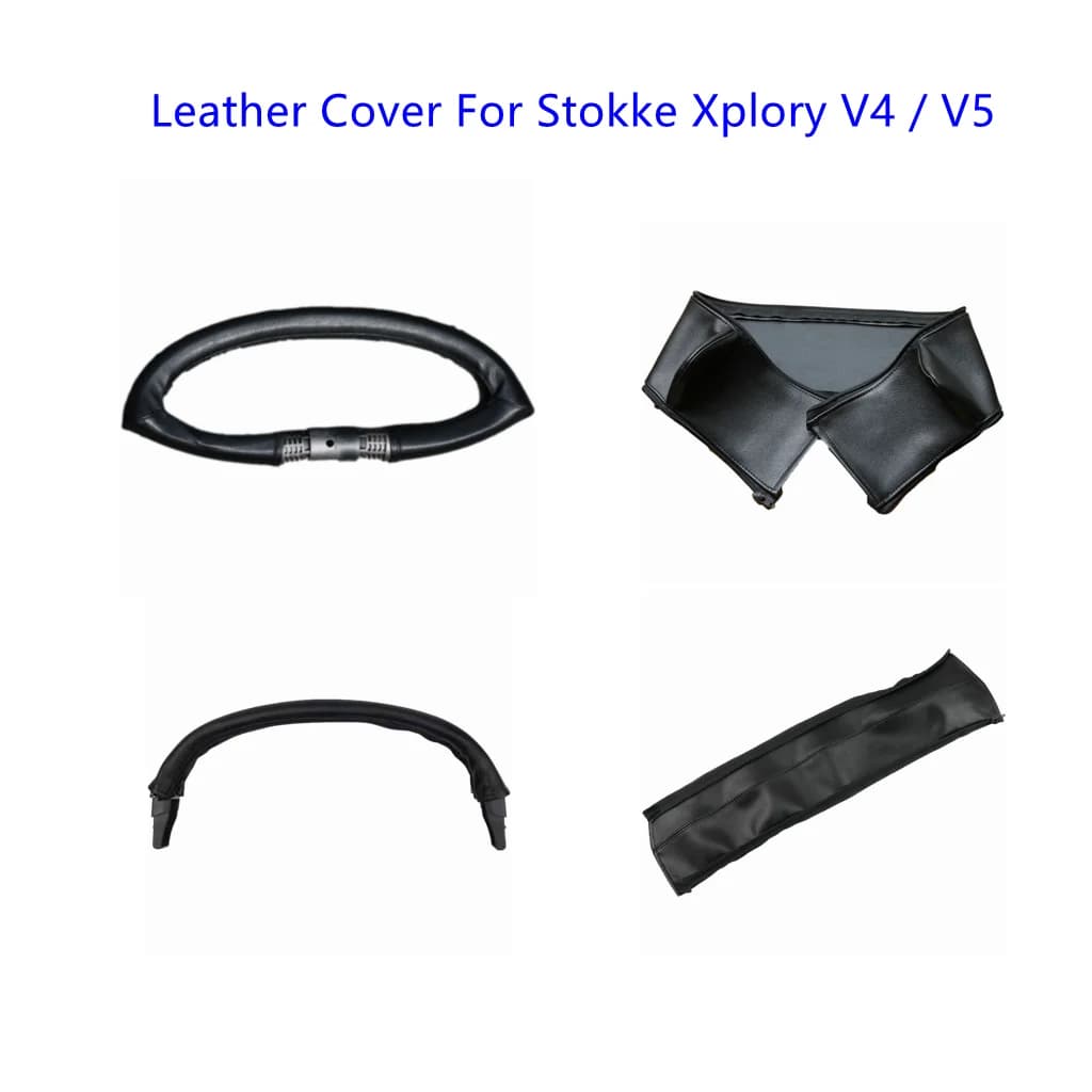 Juste de protection pour accoudoir de poussette de bébé, poignée de landau, cuir PU, Stokke Xplory V4, V5, bébé Cheshire Age, accessoires