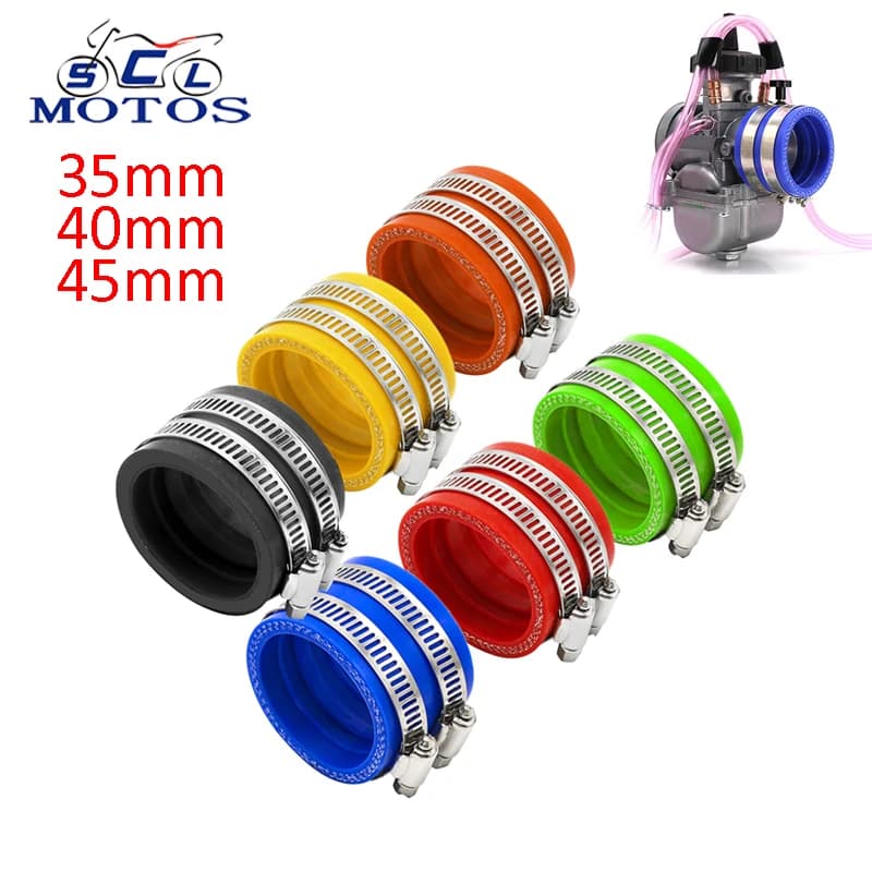 Sclends' os-Adaptateur de carburateur en caoutchouc pour moto, tuyau d'admission pour Koso Kbackpack Oko Keihin PWK 21mm-42mm, PE28 30, 35mm, 40mm, 45mm, 50mm, 55mm