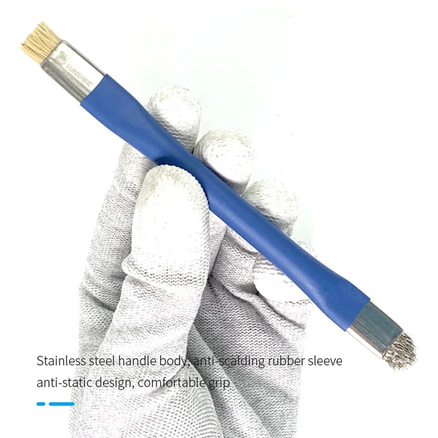 Brosse de nettoyage antistatique pour carte mère PCB, brosse de sécurité SUNSHINE SS-022B pour Kit d'outils de réparation de téléphone portable, qualité Ferramentas