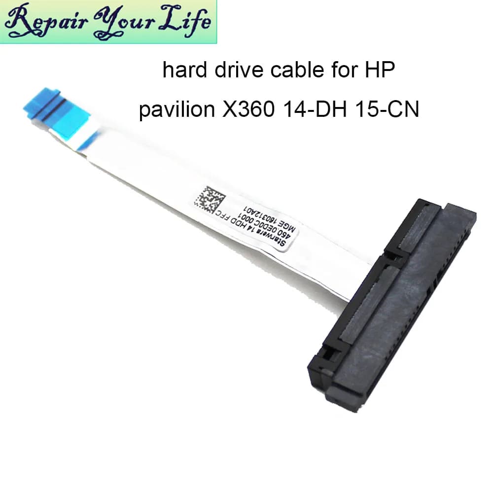 Câbles flexibles HDD 450.0ED02.0001 pour HP Pavilion X360 14-DH 15-CN 14-dh0004la DH0003TU 15-CN0007T, adaptateur de disque dur SATA