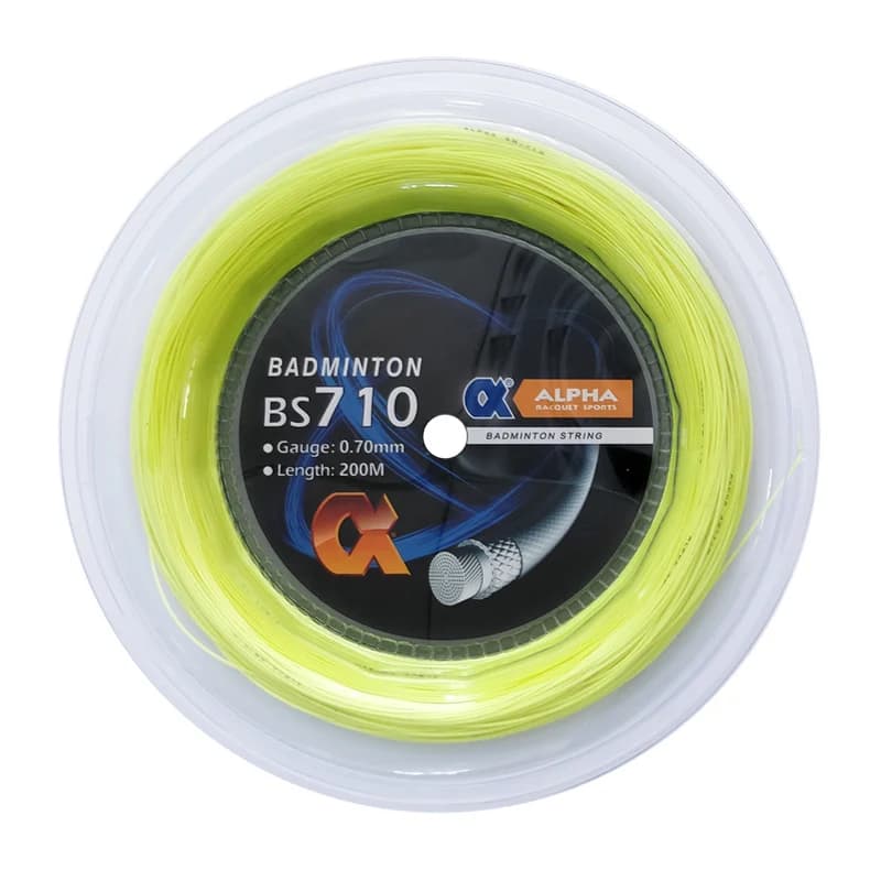 Alpha-Filet de ficelle de badminton, 200m, 0.70mm, pour l'entraînement, machine de 28 livres, accessoires de ligne