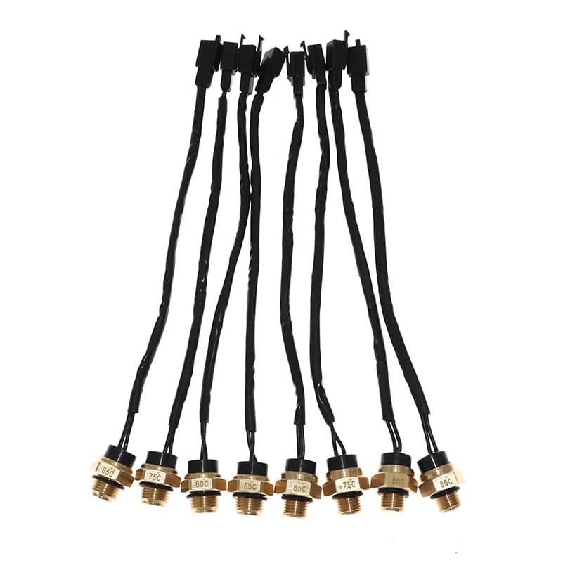 Joli de Ventilateur Thermique M14 M16 65/75/80/85 °C, Capteur de Température Refroidi à l'Eau, Pièces de Moteur pour Scooter de Façades RL