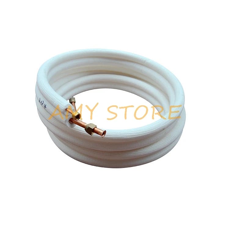 Bobine de tube en cuivre pour climatiseur, tube d'extension isolé en mousse, indispensable avec kg, 1/4 en effet, 3/8 ", 5/8", 1/2 ", 2 m, 3 m, 4 m, 5 m, 6 m, 7 m, 8 m, 9 m, 10m