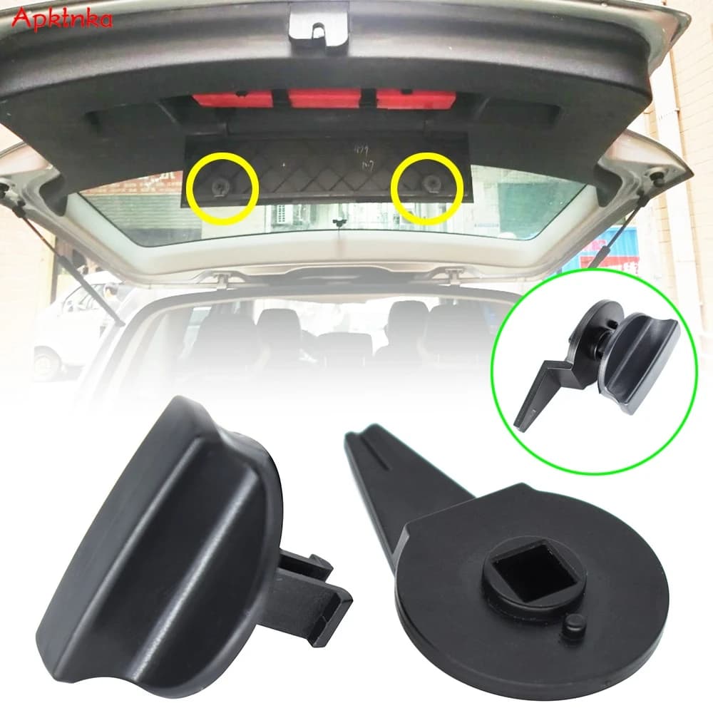 Apktnka – Clip de couverture triangulaire d'avertissement de coffre de hayon, pour VW Tiguan pour Touran 2003 – 2015, support de compartiment, bouton tournant, verrouillage de montage