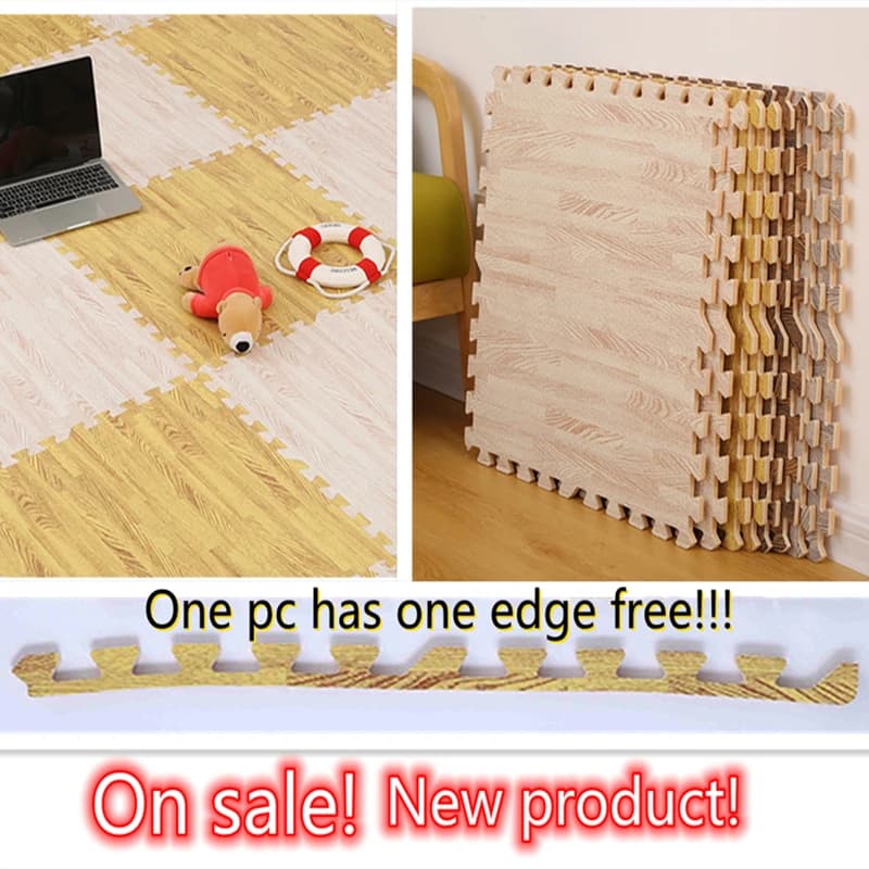 Tapis de sol moderne en mousse pour chambre à coucher, nouveau puzzle Mars en bois, polymère, jeu d'épissage, épais et doux, salon pour enfants, 1 pièce