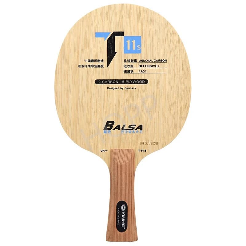 YINHE T-11 T11S (Balsa léger carbone) lame de Tennis de Table YINHE T11/T11 + raquette Galaxy originale batte de Ping-Pong/pagaie
