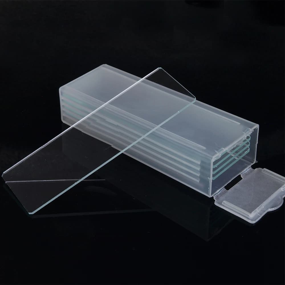 Couvre-objets en verre pour microscope concave, 5 pièces, épaisseur 1mm, diapositives de verre de laboratoire réutilisables, couvercle d'échantillon vierge