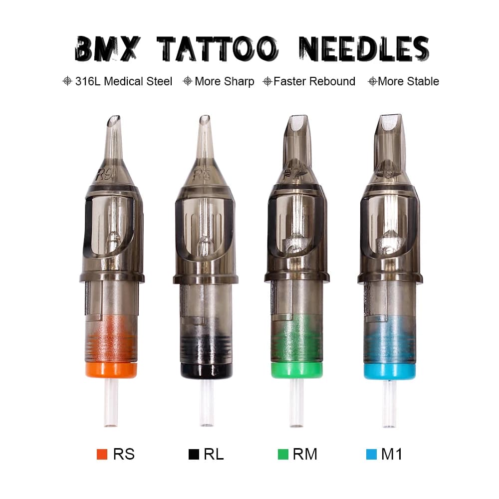 Stylo de tatouage à revêtement rond, 100 pièces, poulet arabisé en continu, adhésif pour machine à tatouer