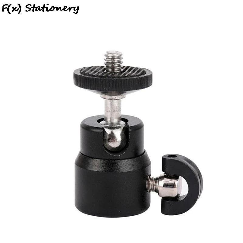 Trépied pour appareil photo avec flash LED, support de support rapide, adaptateur de sabot chaud, rotule de berceau, 1/4, 1PC
